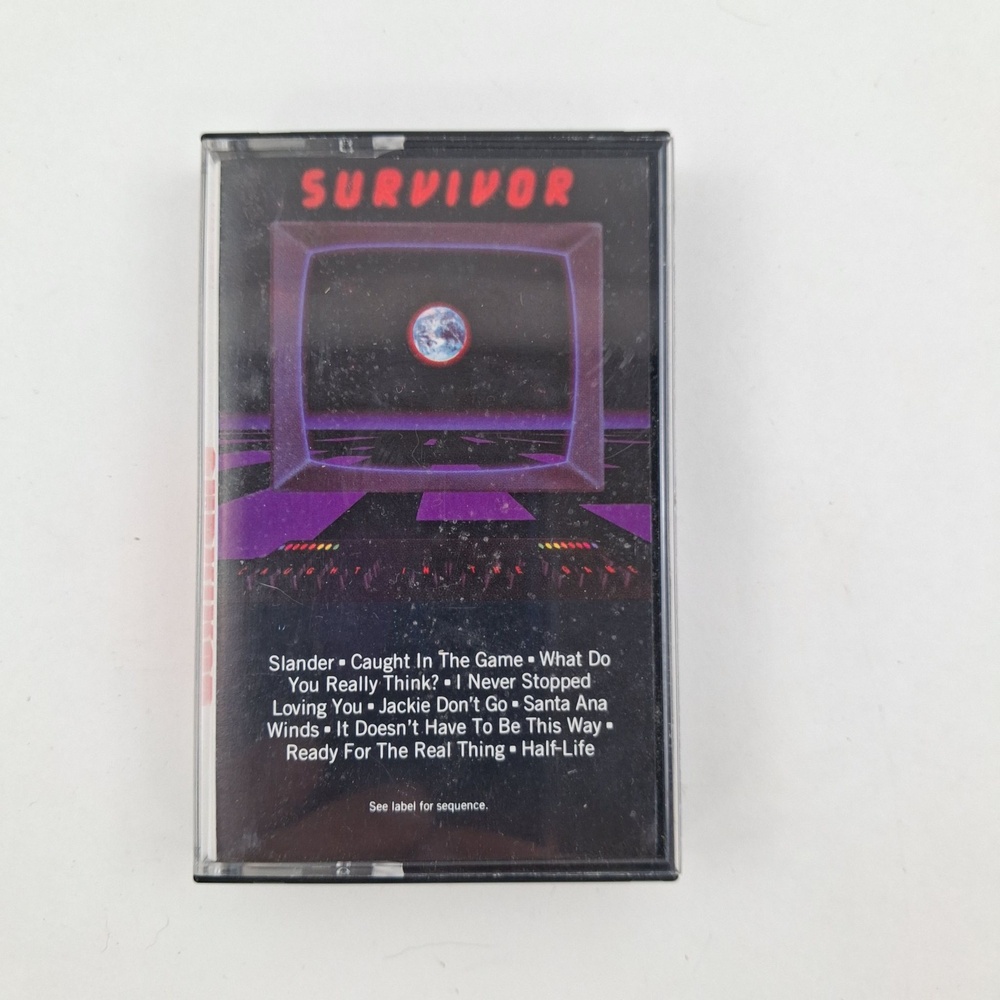 Survivor Cassette Caught In The Game Rock Album 1983 Scotti Bros Black Tape
